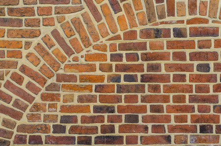 Background of old brick wallの写真素材