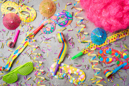 Carnival or birthday party backgroundの写真素材