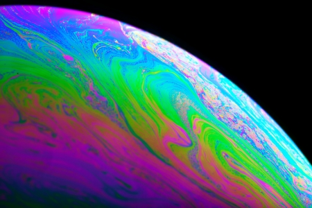 Abstract planet, colorful background close upの写真素材