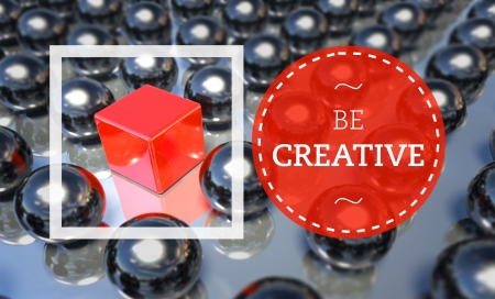 Be creative business unique conceptの写真素材