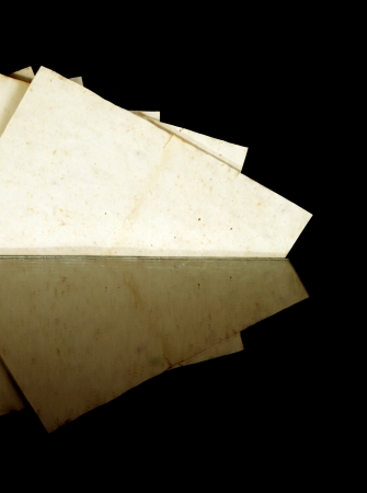 Vintage old paper close up, texture and copyspaceの写真素材