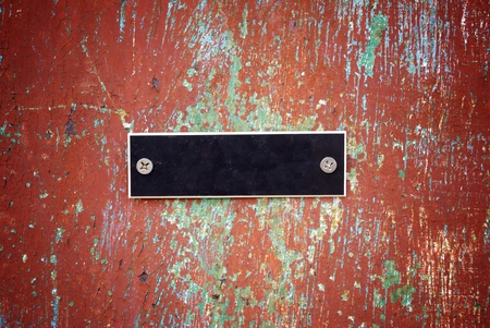 Steel plate on rusty metal, texture の写真素材