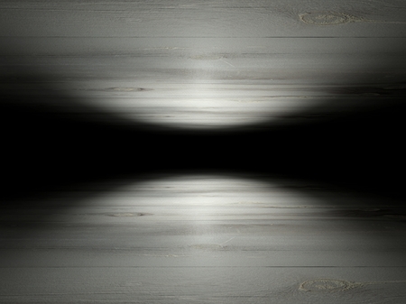 Floor and ceiling made of wooden planks, background textureの写真素材