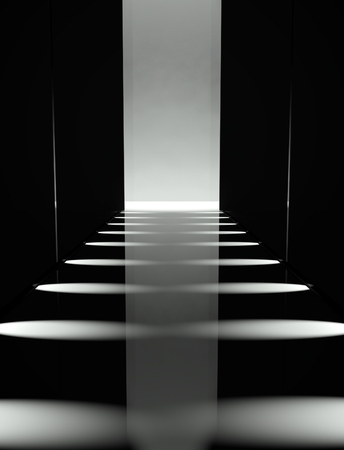 3d Empty fashion runwayの写真素材