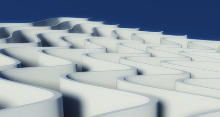 3d wavy backgroundの写真素材
