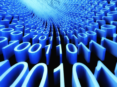 Binary stream, flow of information