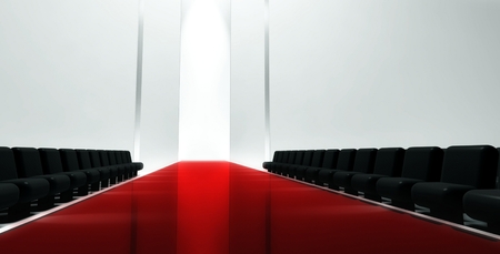 3d Empty fashion runwayの写真素材