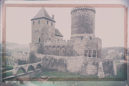 Medieval castle in Bedzin Polandのeditorial素材