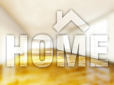 Home interior creative conceptual illustrationの写真素材