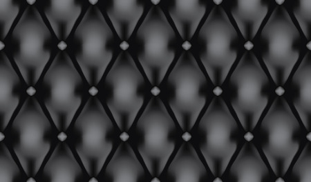 Black luxury quilt vector seamless patternのイラスト素材