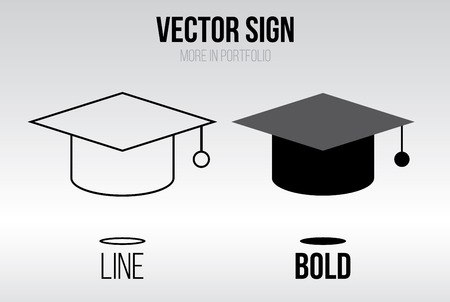 Linear icon vector set, line and bold styleのイラスト素材