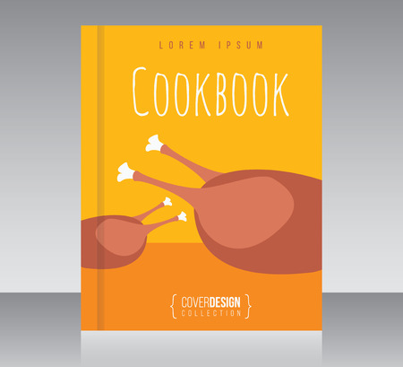 Cover design vector template, minimal style magazine or brochureのイラスト素材