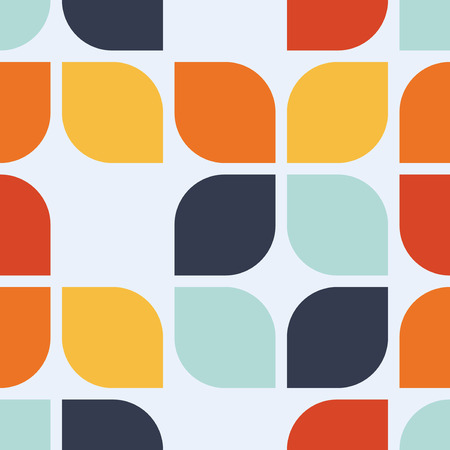 Seamless geometric vintage wallpaper, vector illustrationのイラスト素材