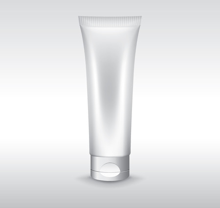 Blank cosmetic tube, vector objectのイラスト素材