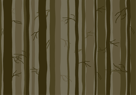 Seamless tree wallpaper trees vector patternのイラスト素材