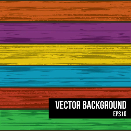Colorful wooden planks background textureのイラスト素材