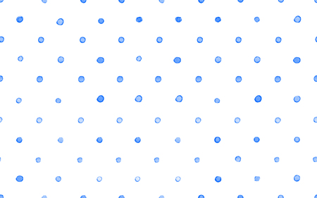 Seamless watercolor abstract dots pattern, hand painted backgroundの写真素材