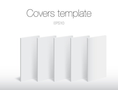 Brochure layout or cover magazine design A4, vector templateのイラスト素材