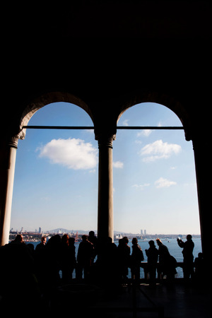 The view from the balcony of Topkapi Palaceのeditorial素材