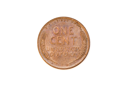 Penny Coin Reverseの写真素材