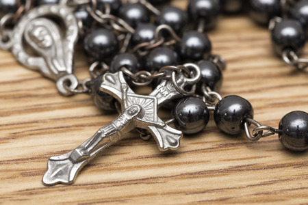Rosary and Crucifixの写真素材