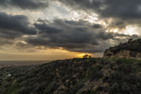 Sunset on the Mountainsの写真素材