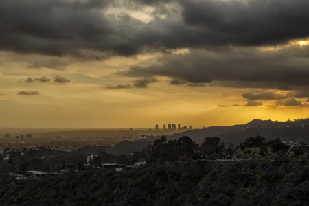 Sunset from the Mountainsの写真素材