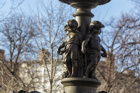 Brewer Fountain, Bostonの写真素材