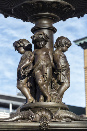 Brewer Fountain, Bostonの写真素材