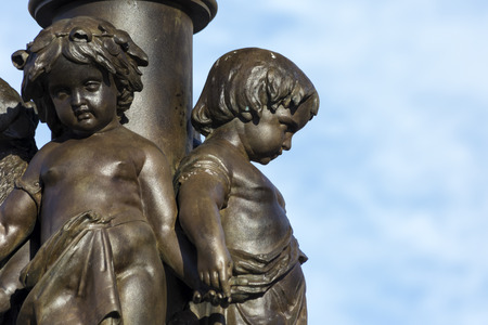 Brewer Fountain, Bostonの写真素材