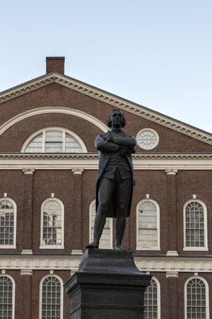 Samuel Adams Statueの写真素材