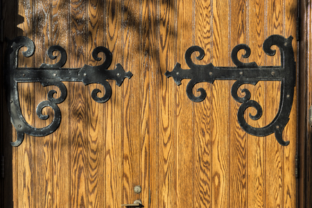 Old Door Hingesの写真素材