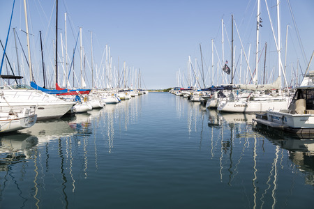 The Anchored Yachts
