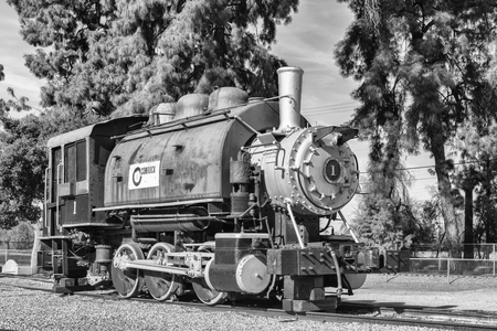 The Old Train in Black and Whiteのeditorial素材