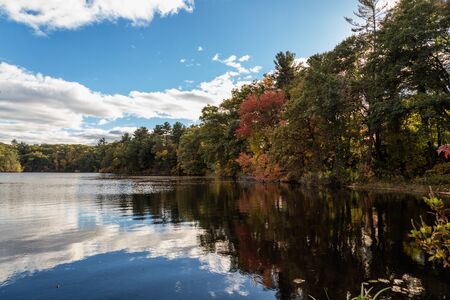 Fall in Massachusettsの写真素材