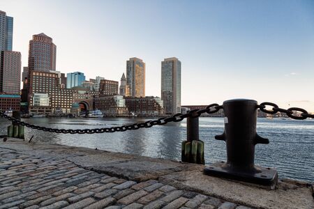Boston Harborの写真素材