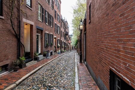 Beacon Hill, Bostonの写真素材