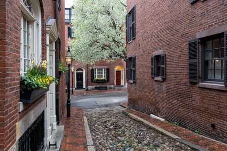Beacon Hill, Bostonの写真素材