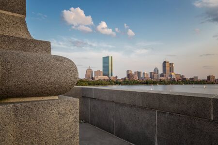 Sunset in Bostonの写真素材