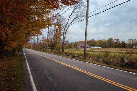 Autumn Landscapes in Massachusettsの写真素材