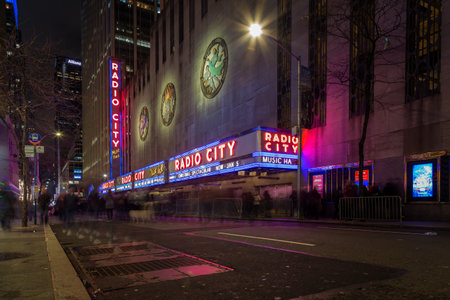 New York City in Christmas Seasonのeditorial素材