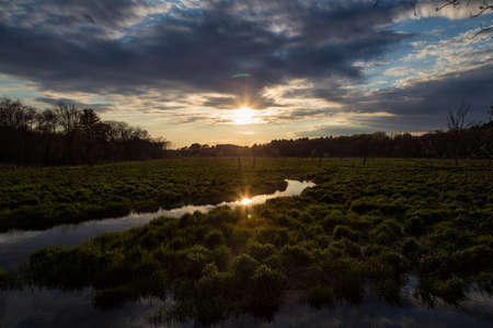 Sunset in Sudbury Massachusetts