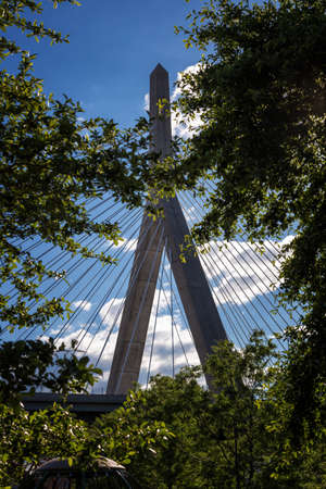 Zakim Bridge in Boston, Massachusetts