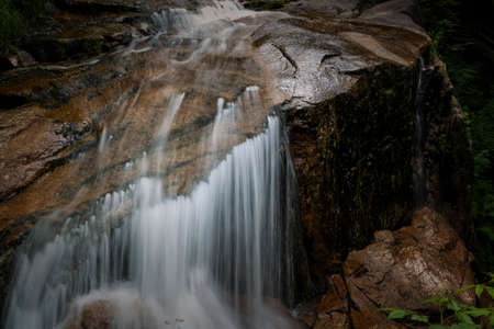 Waterfalls in the White Mountains in New Hampshire