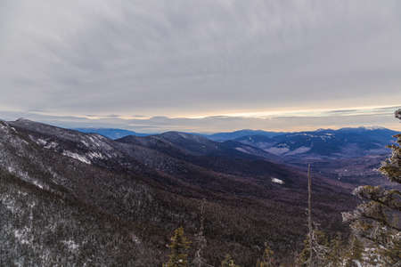 Winter in the White Mountains, New Hampshireの写真素材