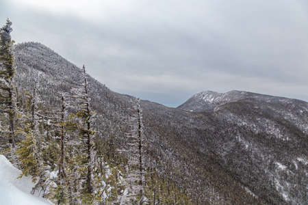 Winter in the White Mountains, New Hampshireの写真素材