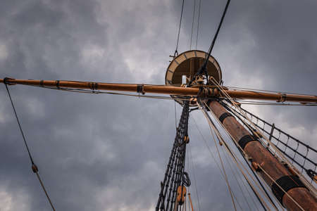 Mayflower in Plymouth Massachusettsの写真素材