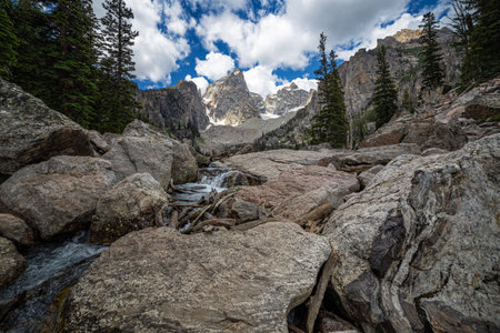Yosemite National Park, California, USA. Mountain landscape.の写真素材
