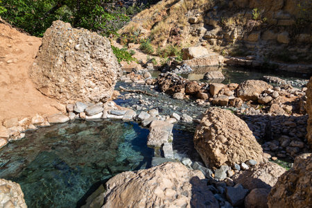 Hot Spring in Utahの写真素材