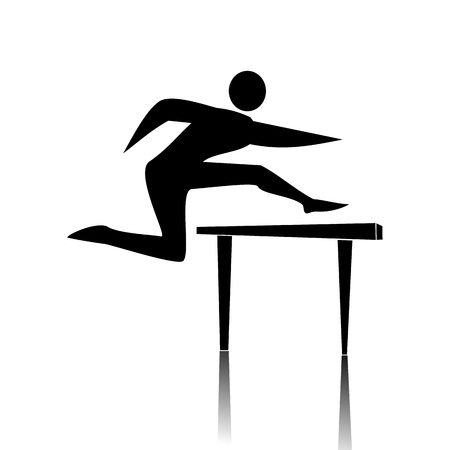 Steeplechaseのイラスト素材